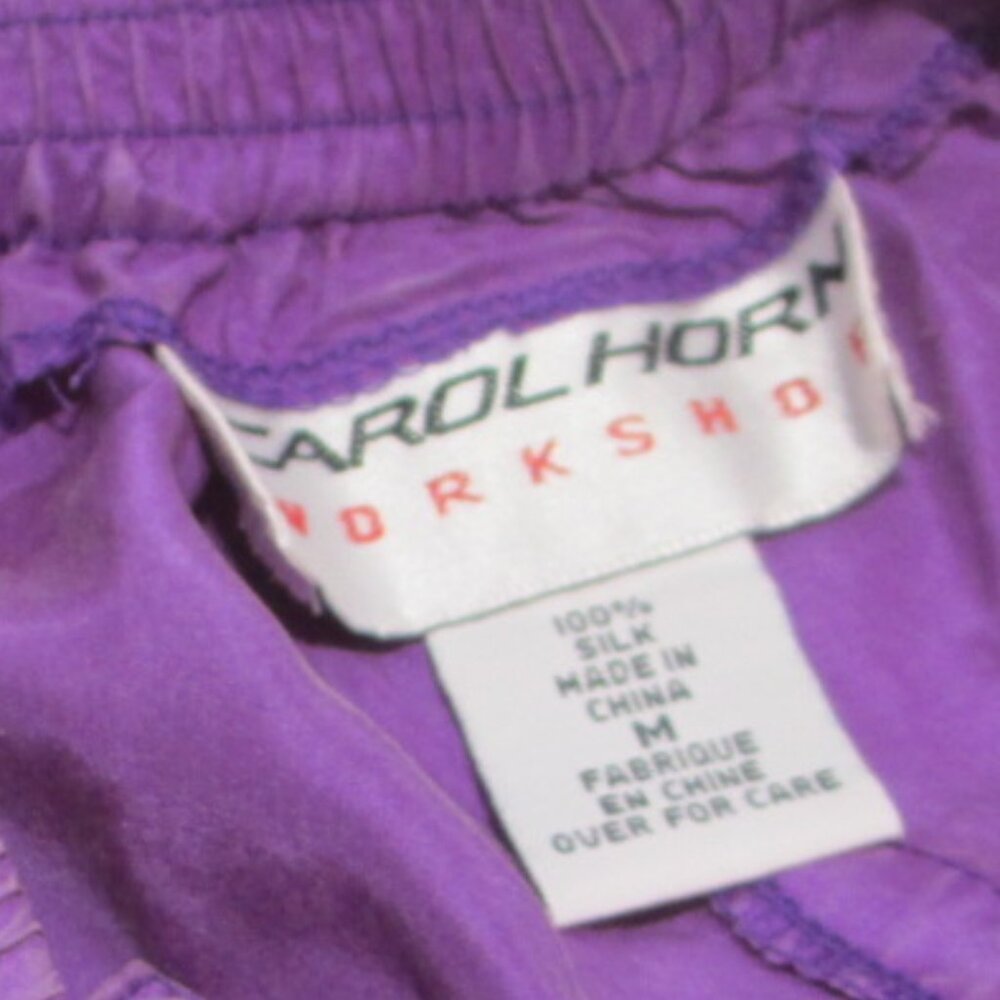 NOS Carol Horn High Waisted SILK Shorts Lot 3 Size Medium NWT RARE - Picture 7 of 14
